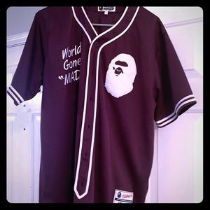 Men’s Bape Baseball style jersey top